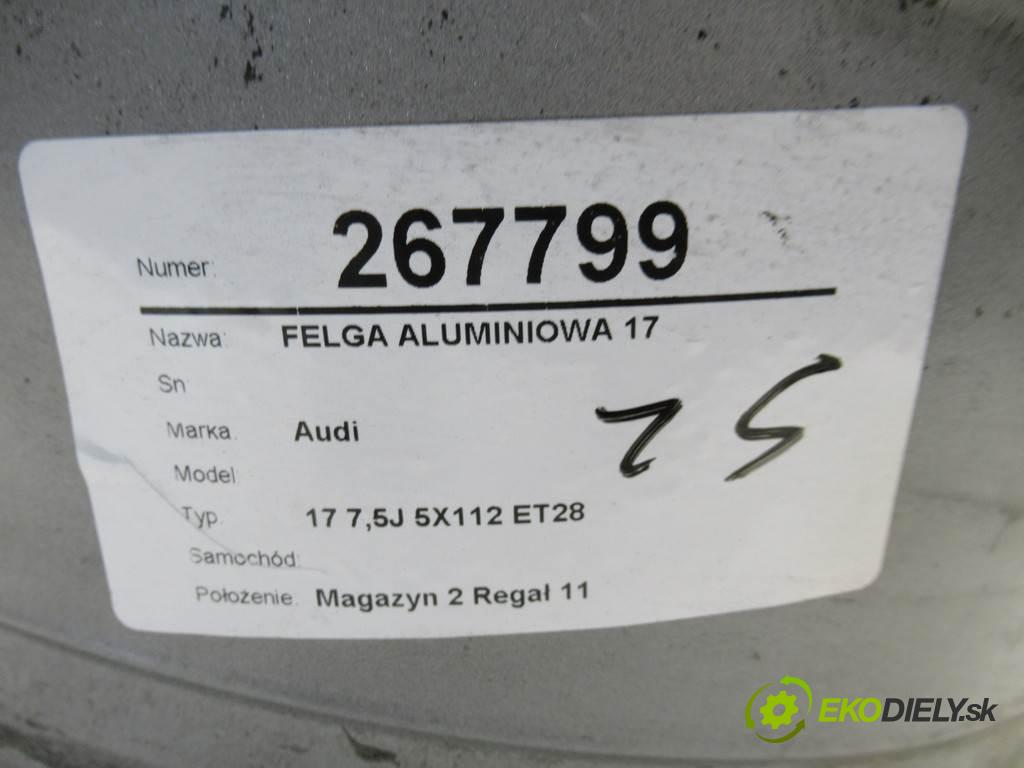 Audi     17 7,5J 5X112 ET28  disk - 17  (Hliníkové)