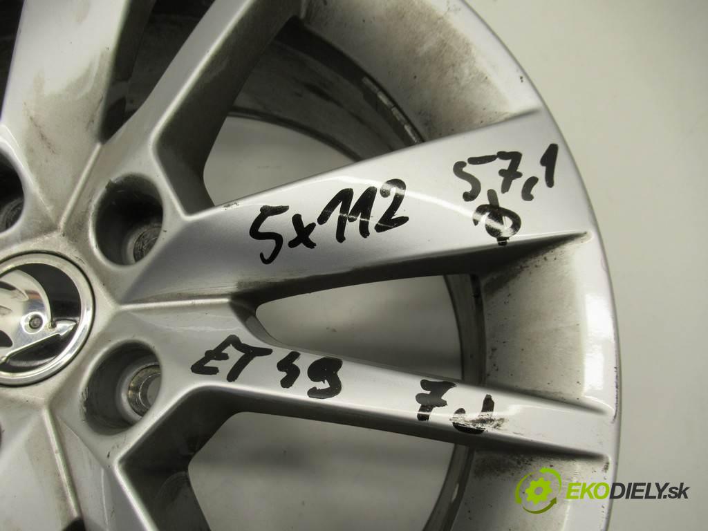 Skoda     17 7J 5X112 ET49  disk - 17  (Hliníkové)