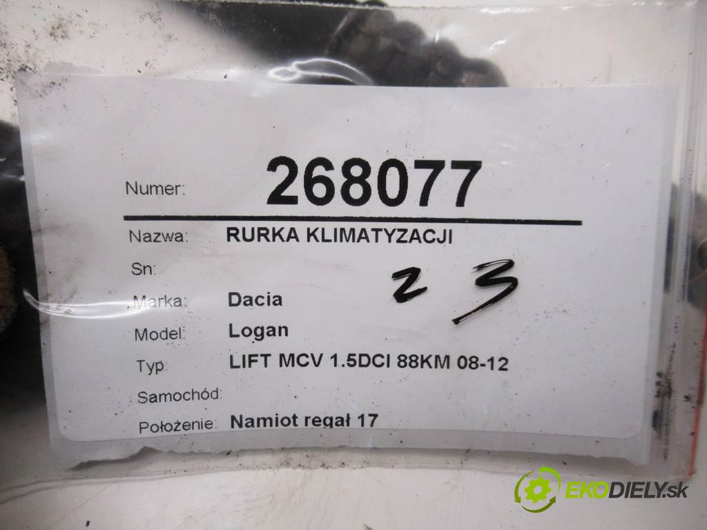 Dacia Logan    LIFT MCV 1.5DCI 88KM 08-12  rúrka klimatizace 924807637R (Rozvody klimatizace)