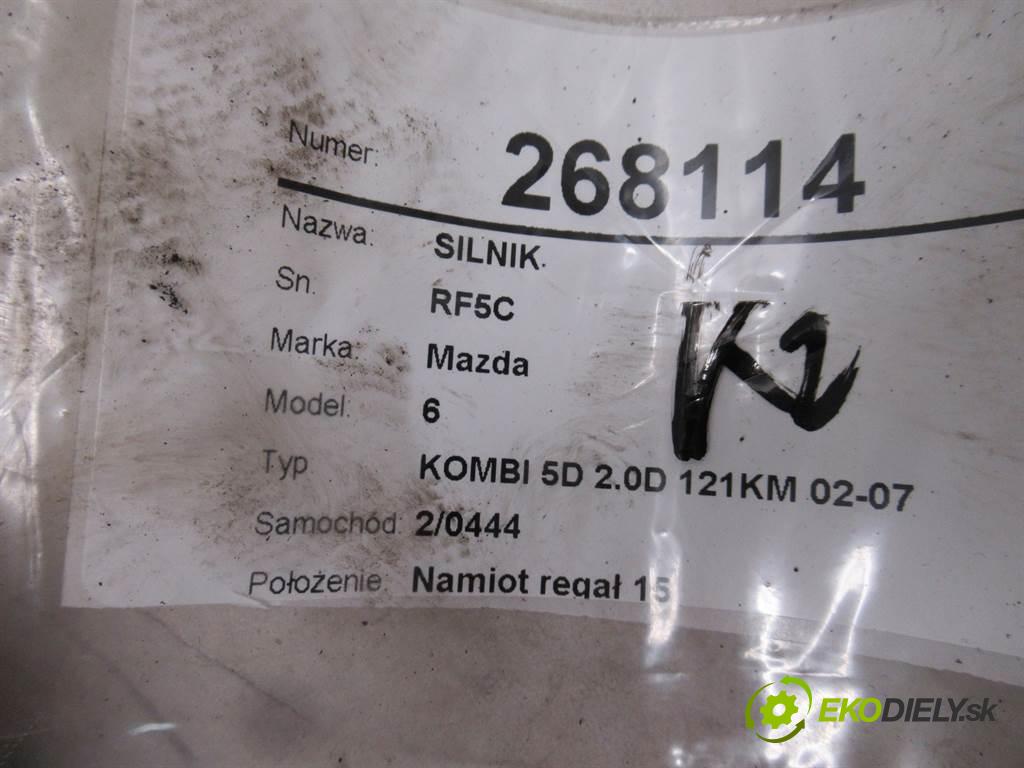 Mazda 6  2002 89 kW KOMBI 5D 2.0D 121KM 02-07 2000 Motor RF5C (Motory (kompletné))