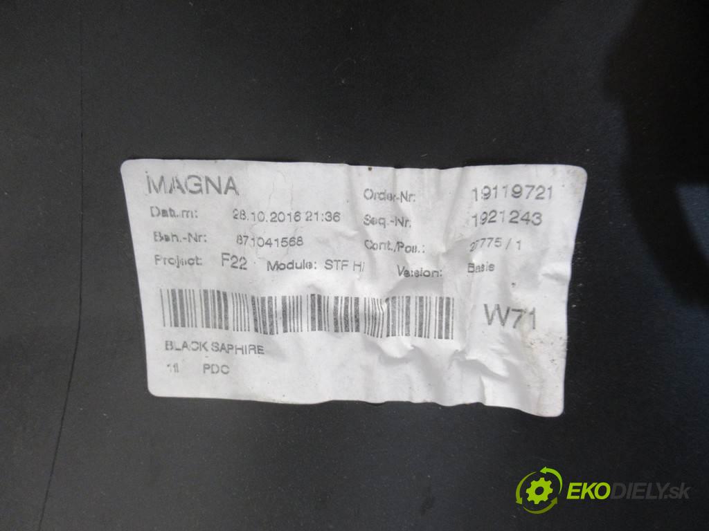 BMW 2 F22    F23 COUPE 1.5i 136KM 14-  Nárazník zad pod snímače PDC