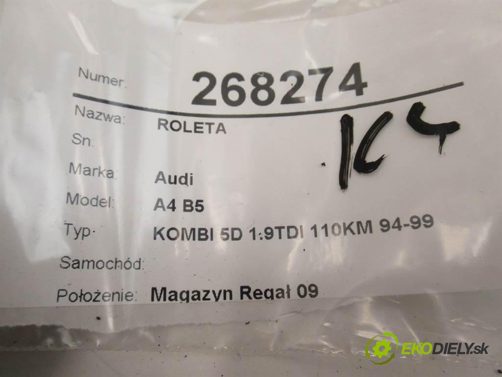 Audi A4 B5    KOMBI 5D 1.9TDI 110KM 94-99  Roleta 8D9863553 (Rolety kufru)