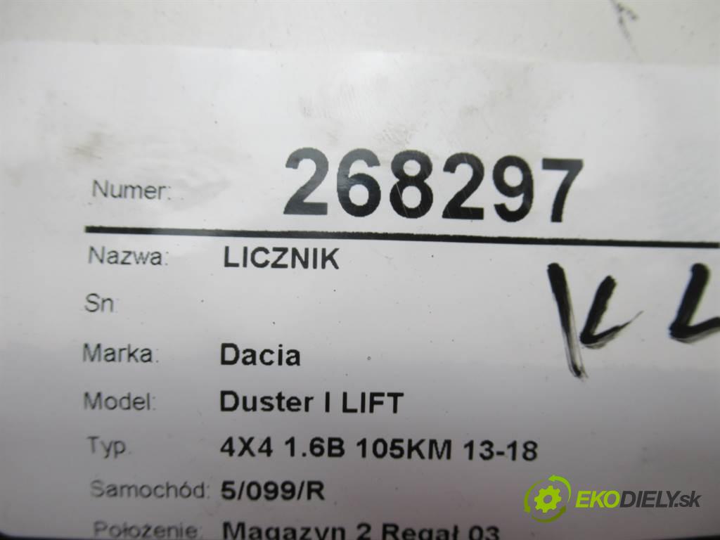 Dacia Duster I LIFT  2015 77KW 4X4 1.6B 105KM 13-18 1600 Prístrojovka 248106459R (Prístrojové dosky, displeje)