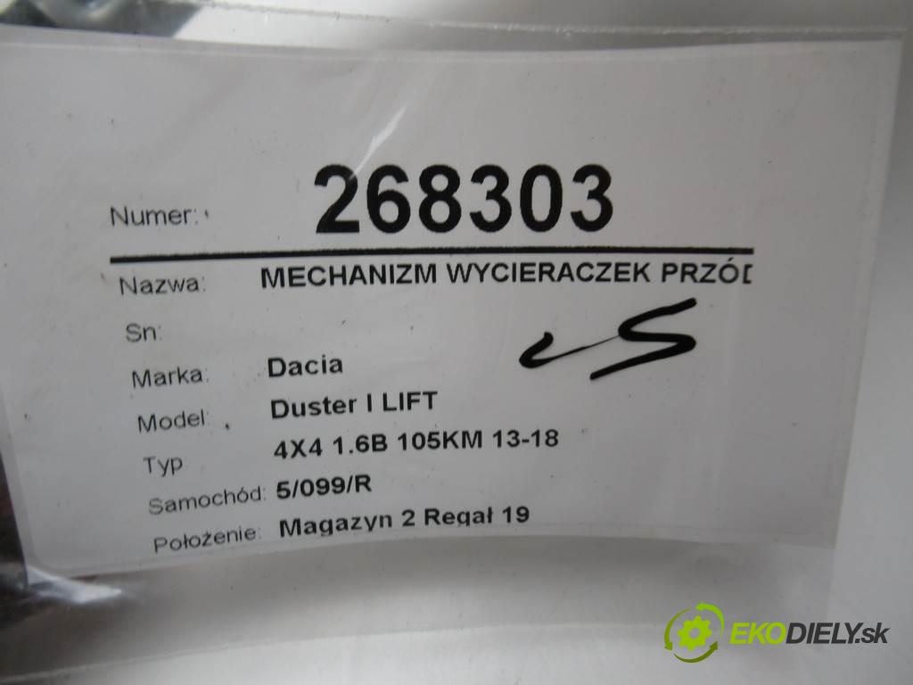 Dacia Duster I LIFT  2015 77KW 4X4 1.6B 105KM 13-18 1600 Mechanizmus stieračov predný 8200619512 (Motorčeky stieračov predné)