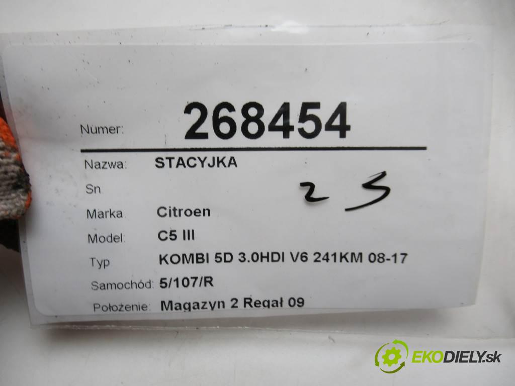Citroen C5 III  2010 177 kW KOMBI 5D 3.0HDI V6 241KM 08-17 3000 spinačka 36410600 (Spínacie skrinky a kľúče)