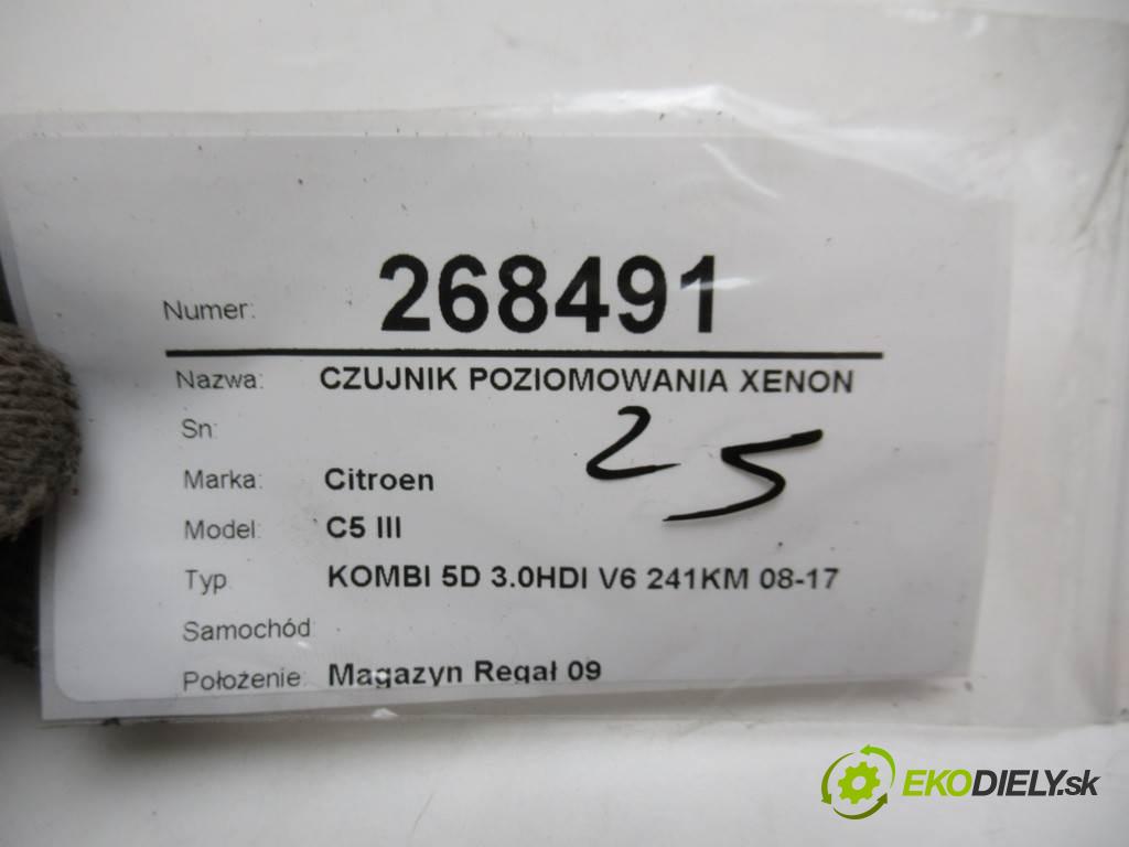 Citroen C5 III    KOMBI 5D 3.0HDI V6 241KM 08-17  Snímač nastavenia XENON 9663488580 (Snímače)