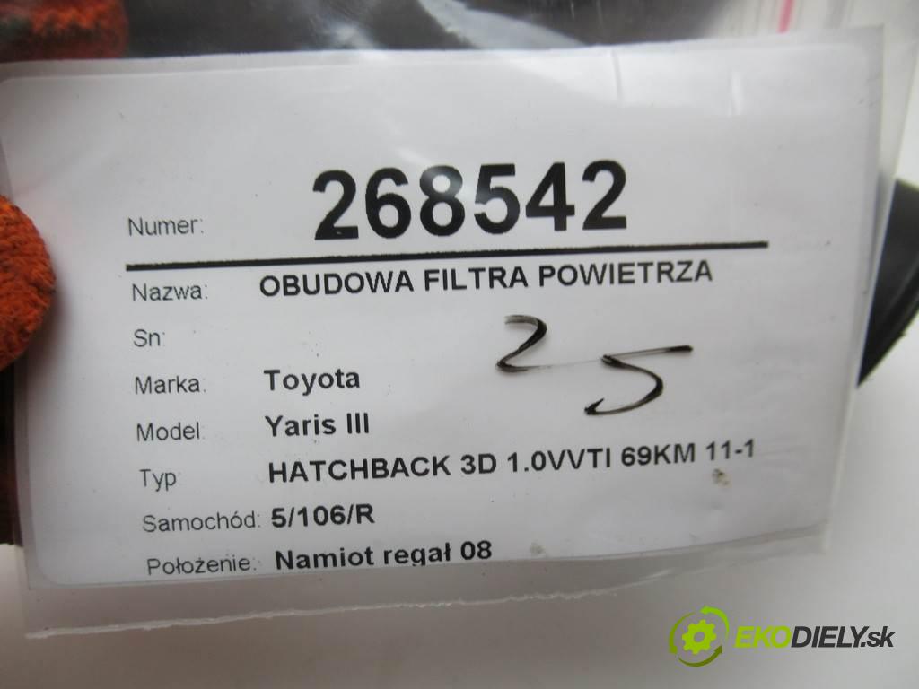 Toyota Yaris III  2013 51 kW HATCHBACK 3D 1.0VVTI 69KM 11-14 1000 Obal filtra vzduchu 17705-0Q020 (Obaly filtrov vzduchu)