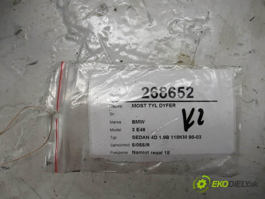 BMW 3 E46  2001 77 kW SEDAN 4D 1.9B 118KM 98-03 1900 Most zad ,diferenciál 1428164 (Zadné)