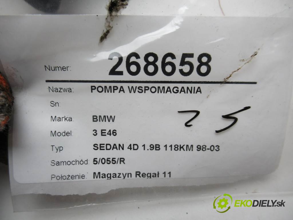 BMW 3 E46  2001 77 kW SEDAN 4D 1.9B 118KM 98-03 1900 Pumpa servočerpadlo  (Servočerpadlá, pumpy riadenia)