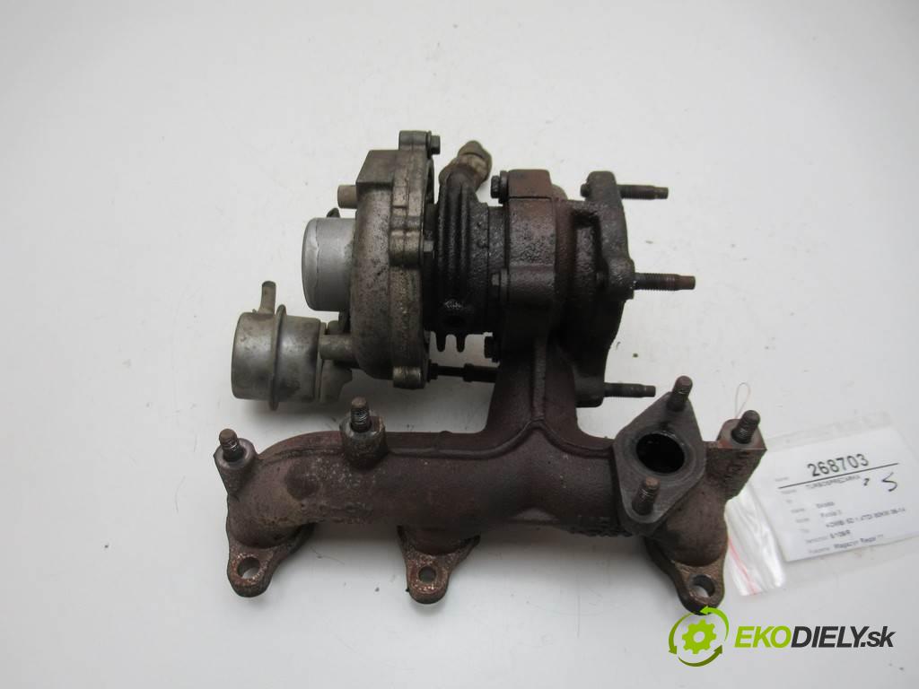 Skoda Fabia II  2009 59 kW KOMBI 5D 1.4TDI 80KM 06-14 1400 Turbodúchadlo,turbo  (Turbodúchadlá (kompletné))