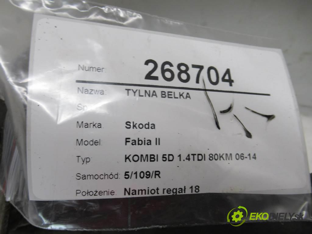 Skoda Fabia II  2009 59 kW KOMBI 5D 1.4TDI 80KM 06-14 1400 zadná Výstuha  (Výstuhy zadné)