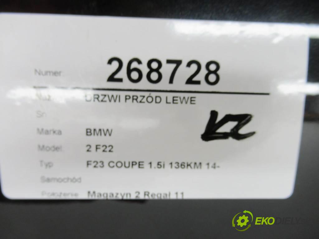 BMW 2 F22    F23 COUPE 1.5i 136KM 14-  Dvere predný ľave  (Ostatné)
