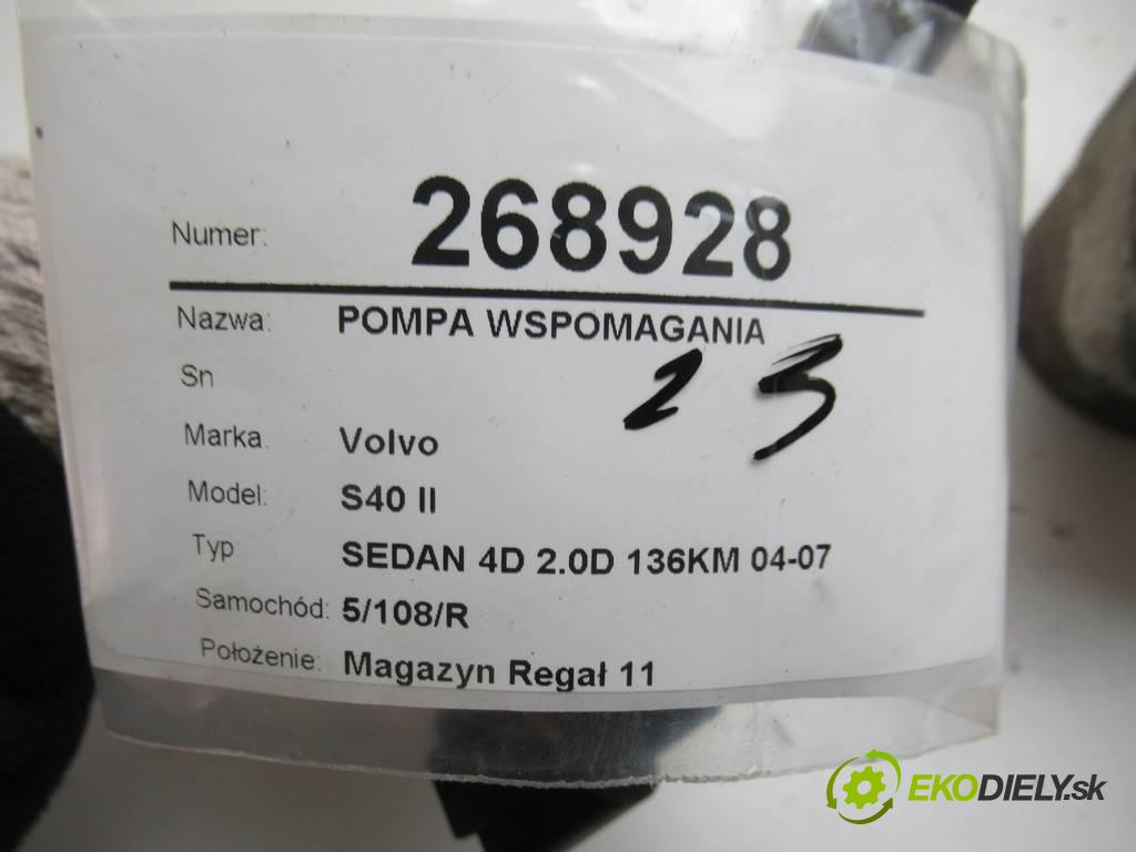 Volvo S40 II  2005 100 kW SEDAN 4D 2.0D 136KM 04-07 2000 Pumpa servočerpadlo 4N513K514DR (Servočerpadlá, pumpy riadenia)