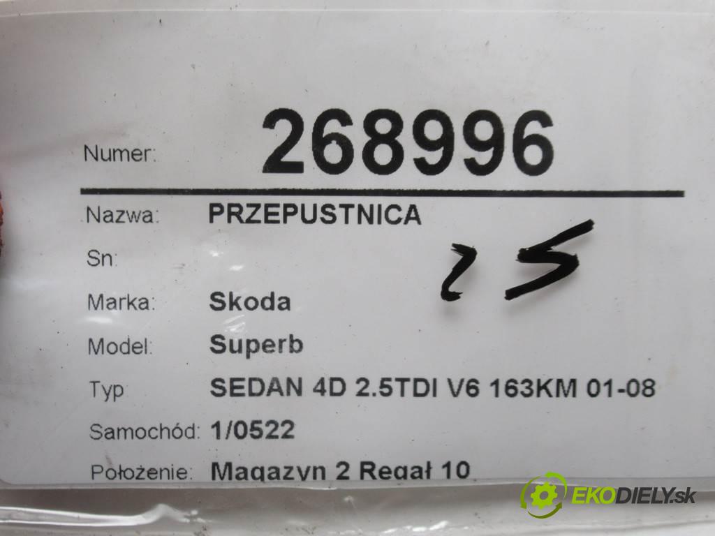 Skoda Superb  2006  SEDAN 4D 2.5TDI V6 163KM 01-08 2500 škrtíci klapka  (Škrticí klapky)