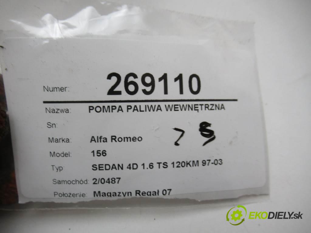 Alfa Romeo 156  1999  SEDAN 4D 1.6 TS 120KM 97-03 1600 pumpa paliva vnitřní 0580313012 (Palivové pumpy, čerpadla)