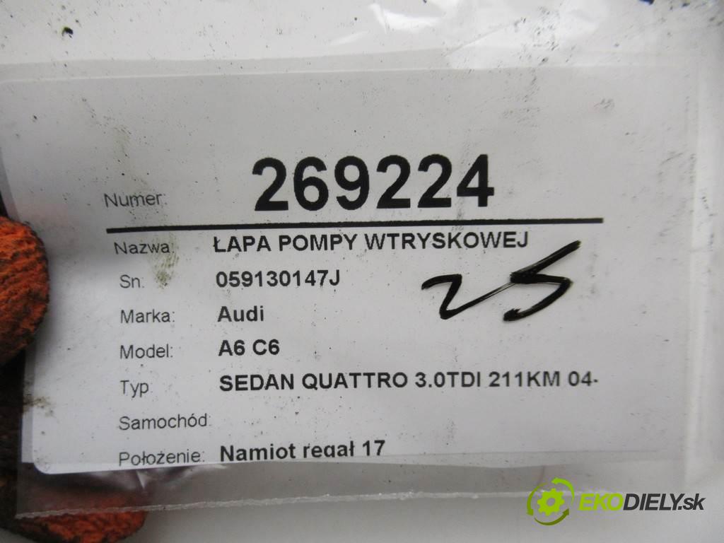 Audi A6 C6    SEDAN QUATTRO 3.0TDI 211KM 04-08  držák pumpy vstřikovací 059130147J