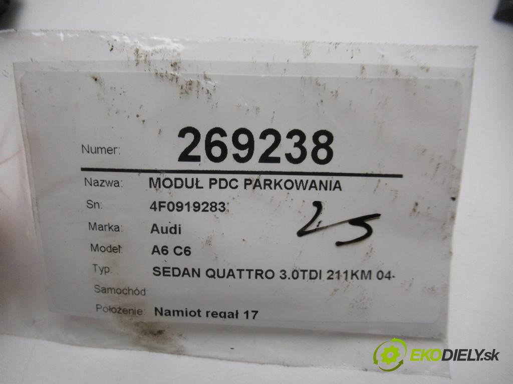Audi A6 C6    SEDAN QUATTRO 3.0TDI 211KM 04-08  modul PDC - 4F0919283 (Ostatní)