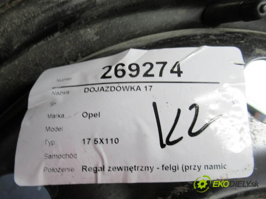 Opel     17 5X110  Rezerva 17  (Kolesá dojazdové)