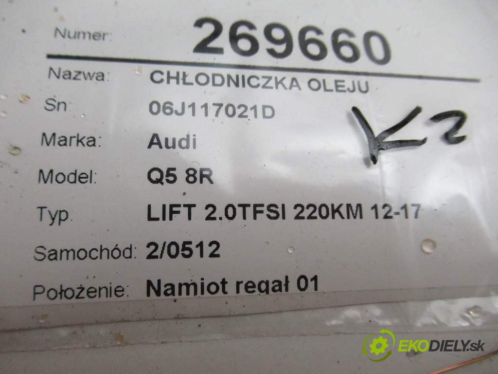 Audi Q5 8R  2017 165 kW LIFT 2.0TFSI 220KM 12-17 2000 Chladič oleja 06J117021D (Chladiče oleja)