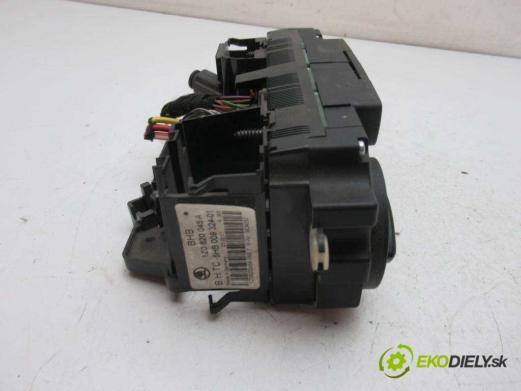 Skoda Octavia II  2007 77 kW LIFTBACK 1.9TDI 105KM 04-08 1900 Panel ovládania kúrenia 1Z0820045A (Prepínače, spínače, tlačidlá a ovládače kúrenia)