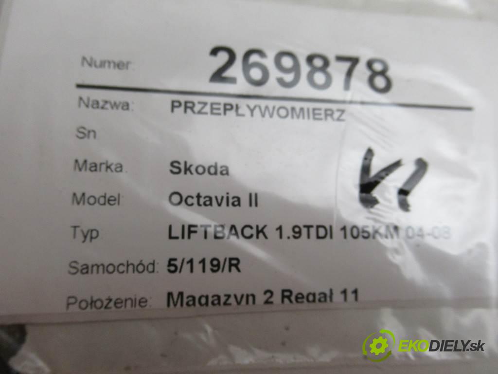 Skoda Octavia II  2007 77 kW LIFTBACK 1.9TDI 105KM 04-08 1900 Váha vzduchu 038906461B (Váhy vzduchu)