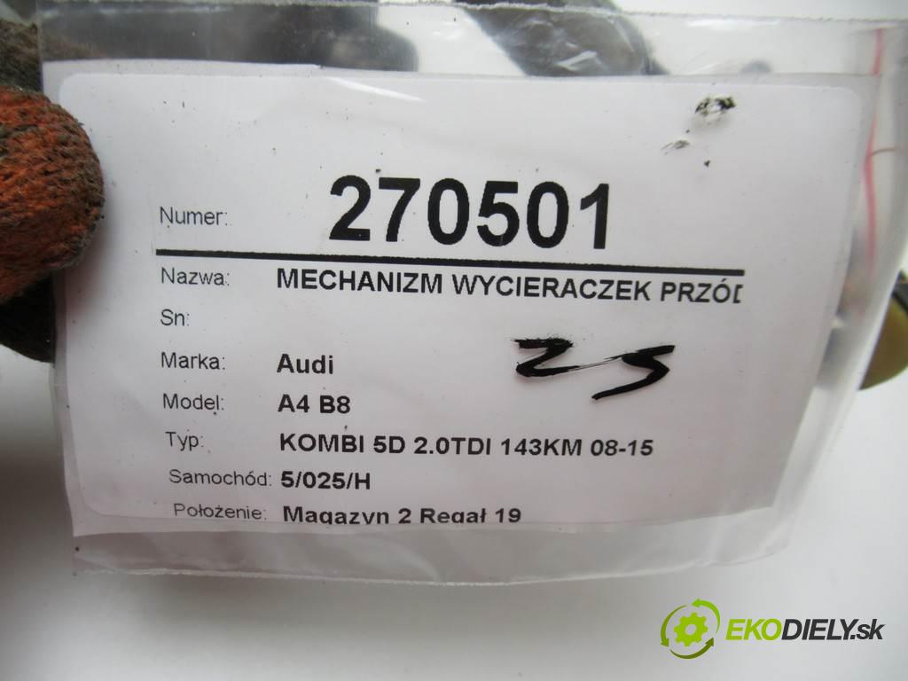 Audi A4 B8  2008  KOMBI 5D 2.0TDI 143KM 08-15 2000 Mechanizmus stieračov predný 8K1955119 (Motorčeky stieračov predné)