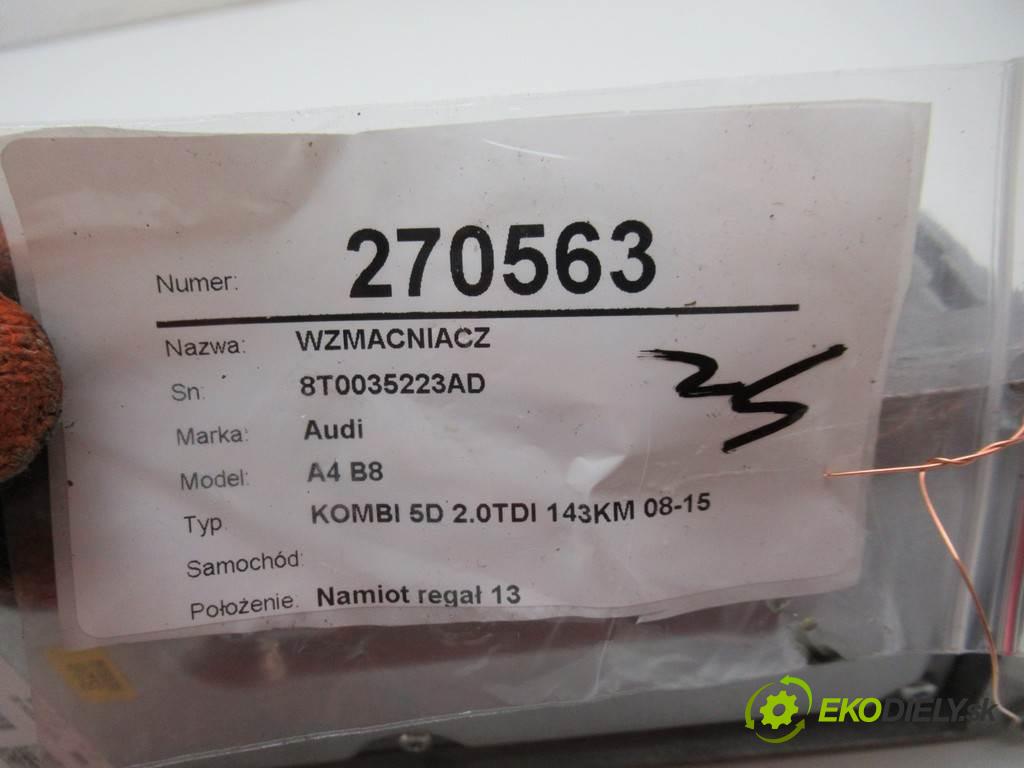 Audi A4 B8    KOMBI 5D 2.0TDI 143KM 08-15  Zosilňovač 8T0035223AD (Zosilňovače)