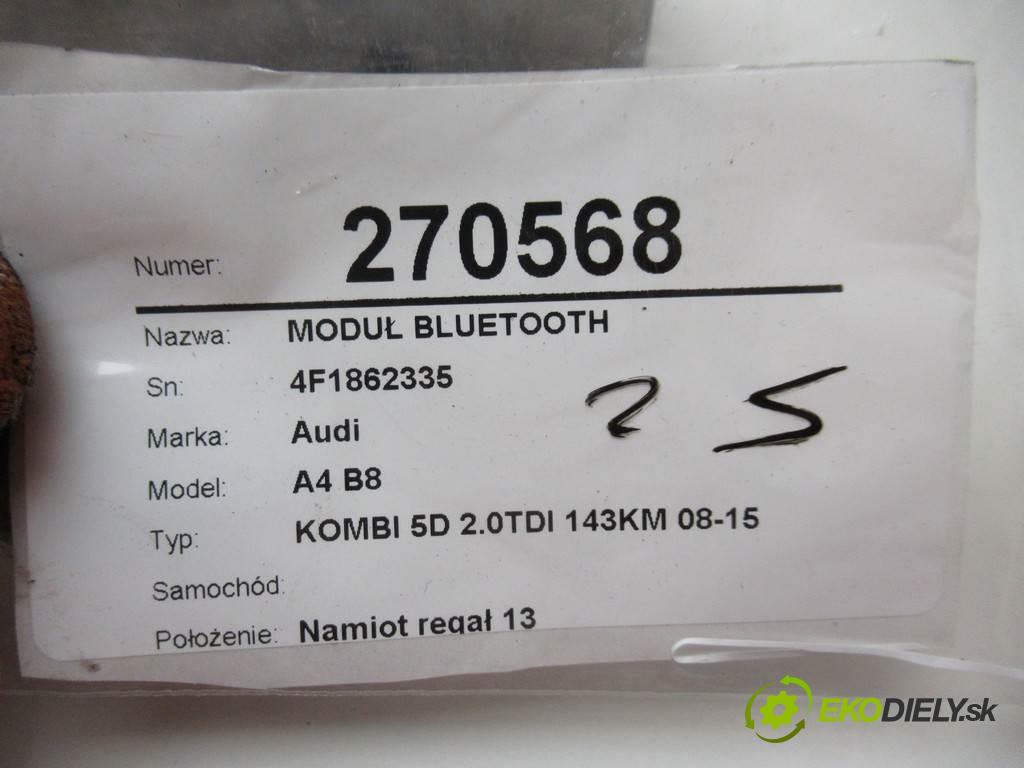 Audi A4 B8    KOMBI 5D 2.0TDI 143KM 08-15  Modul bluetooth 4F1862335 (Ostatné)