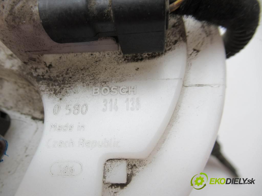 Opel Corsa D   2009 59 kW HATCHBACK 5D 1.2B 80KM 06-11 1229 Pumpa paliva vnútorná 0580314136 (Palivové pumpy, čerpadlá, plaváky)