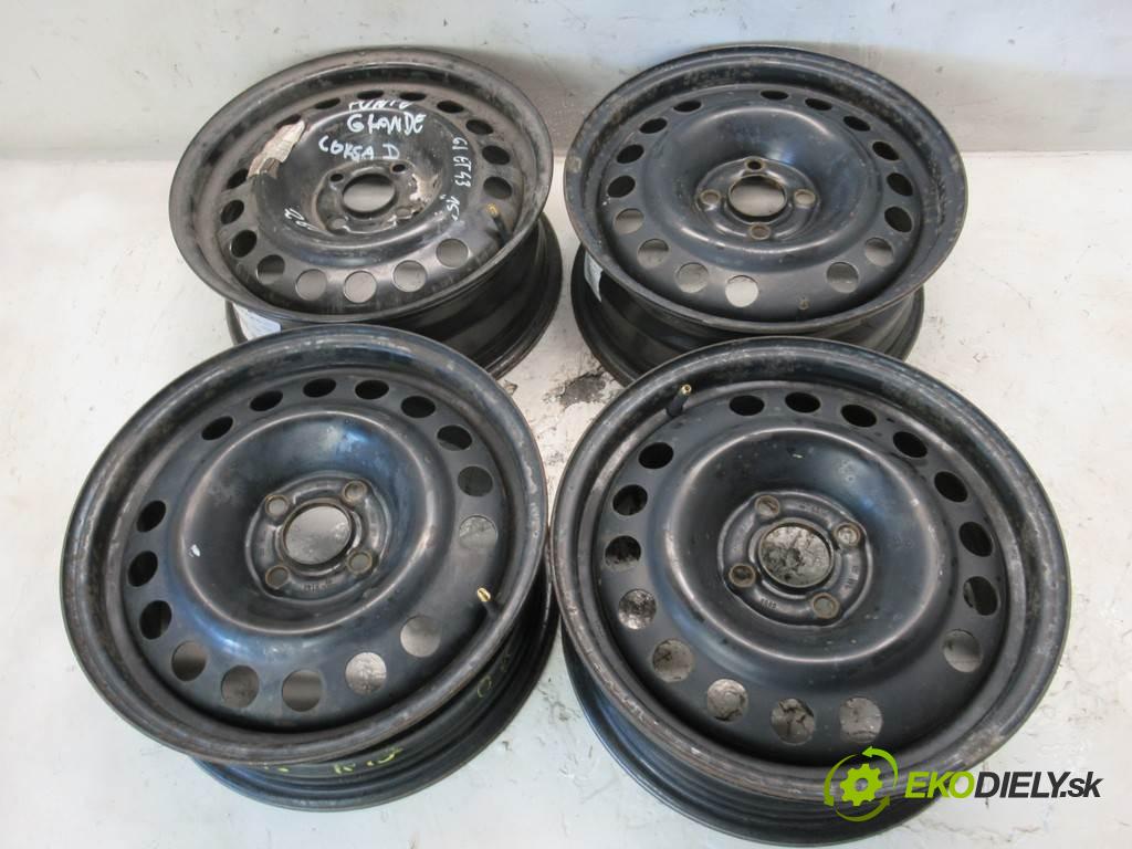 Fiat Grande Punto    15 6J 4X100 ET43  disky plechové - 15  (Plechové)