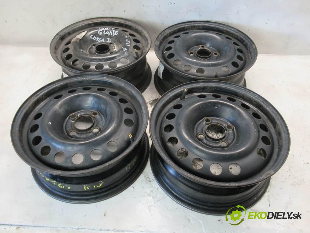 Fiat Grande Punto    15 6J 4X100 ET43  disky plechové - 15  (Plechové)