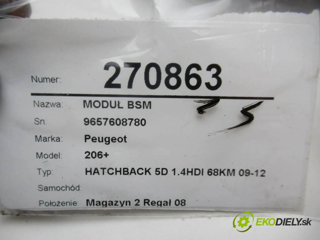 Peugeot 206+    HATCHBACK 5D 1.4HDI 68KM 09-12  Modul BSM 9657608780 (Ostatné)