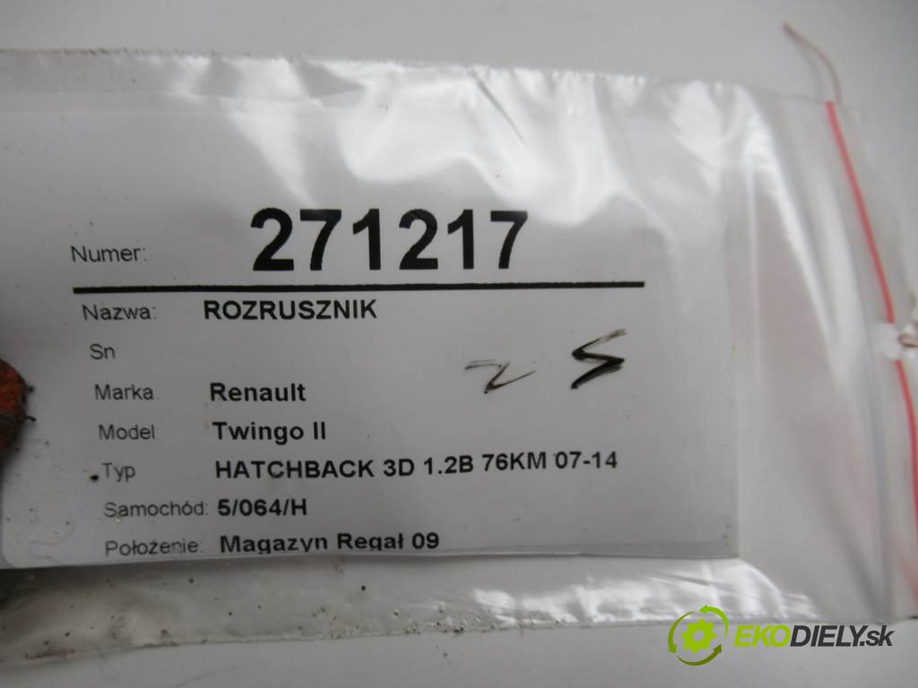 Renault Twingo II  2011 55KW HATCHBACK 3D 1.2B 76KM 07-14 1149 Štartér 8200369521F (Štartéry)