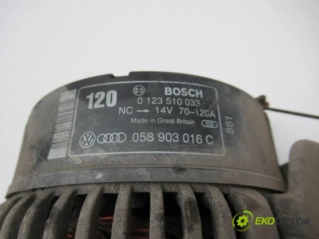 Volkswagen Passat B5  1998 92kw SEDAN 4D 1.8B 125KM 96-01 1800 Alternátor 058903016C (Alternátory)