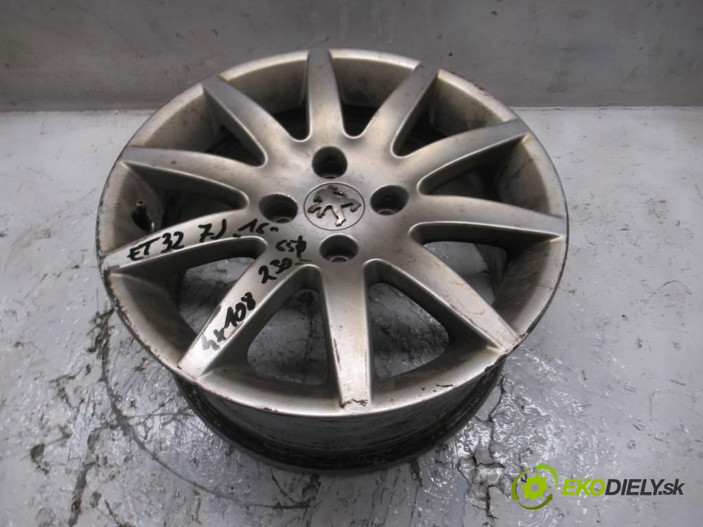 Peugeot     16 7J 4X108 ET32  disk - 16  (Hliníkové)