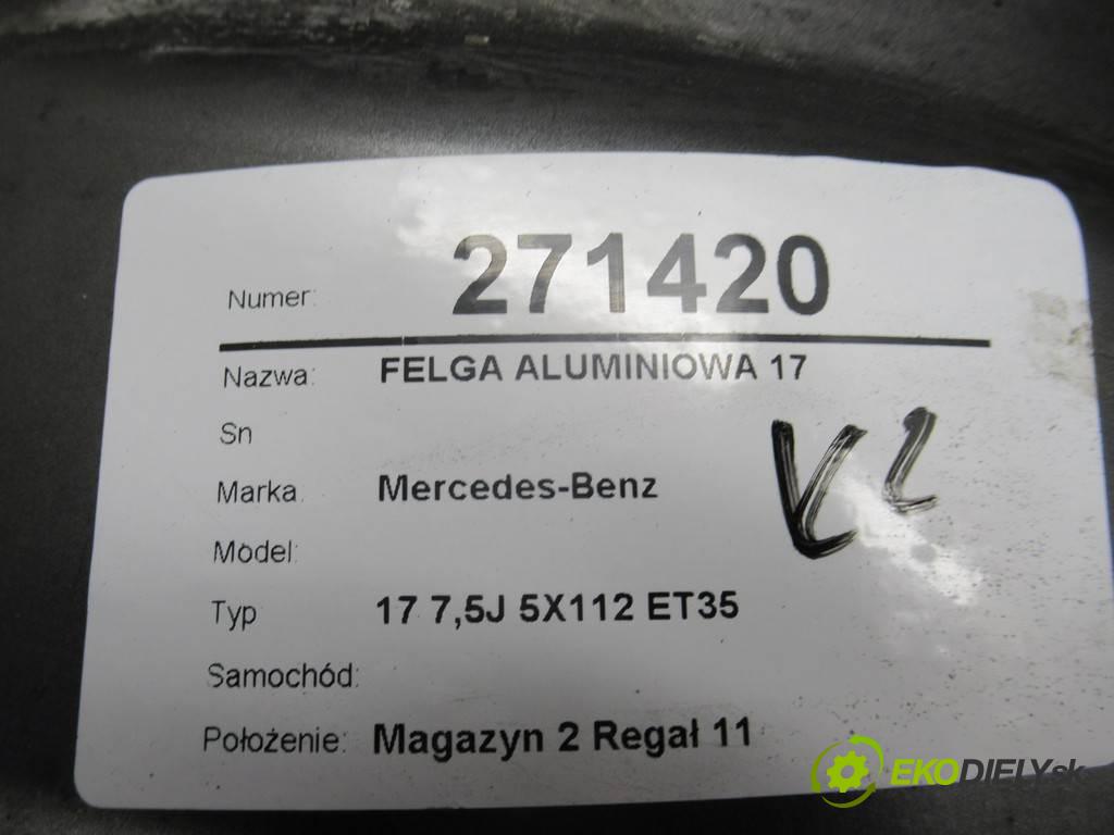Mercedes-Benz     17 7,5J 5X112 ET35  disk - 17  (Hliníkové)