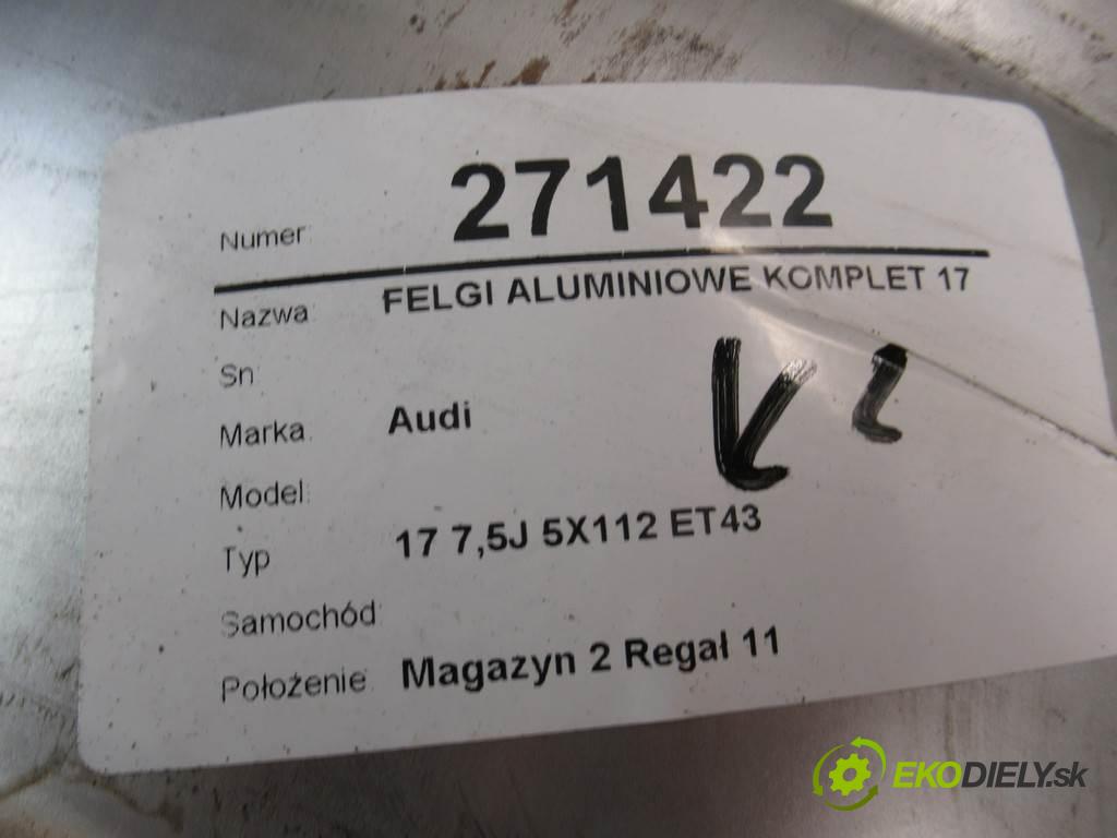 Audi     17 7,5J 5X112 ET43  disky hliníkové - 17  (Hliníkové)