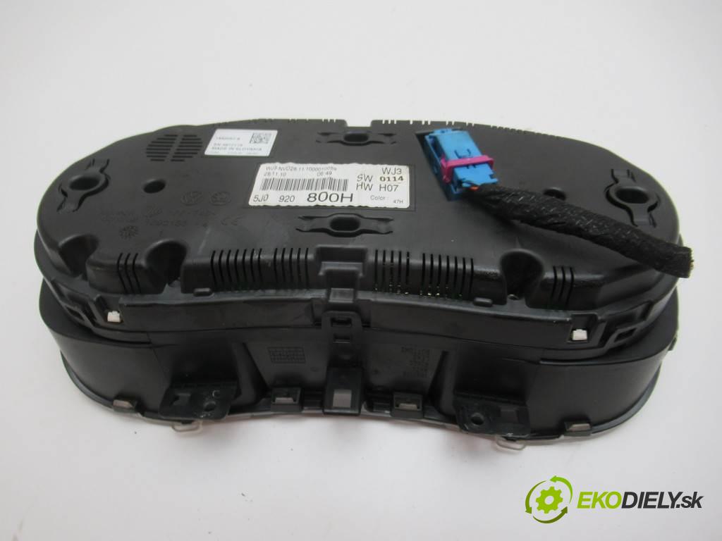 Skoda Fabia II  2010 63 kW HATCHBACK 5D 1.4B 86KM 07-14 1400 Prístrojovka 5J0920800H (Prístrojové dosky, displeje)