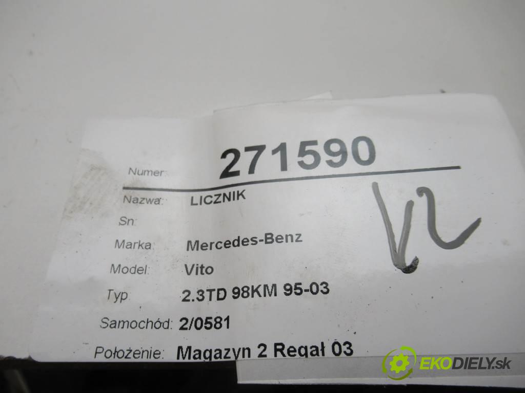 Mercedes-Benz Vito  1997 72 kW 2.3TD 98KM 95-03 2300 Prístrojovka 0005423001 (Prístrojové dosky, displeje)