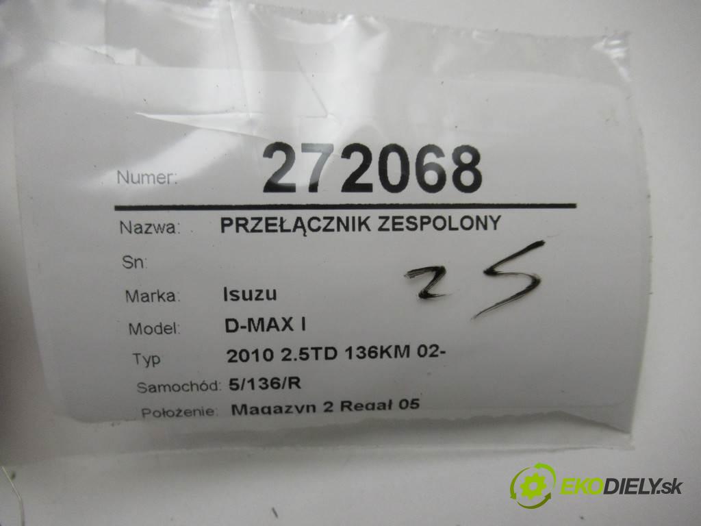 Isuzu D-MAX I  2010 100 kW 2010 2.5TD 136KM 02- 2500 Prepínač kombinovaný 8980077210 (Prepínače, spínače, tlačidlá a ovládače kúrenia)