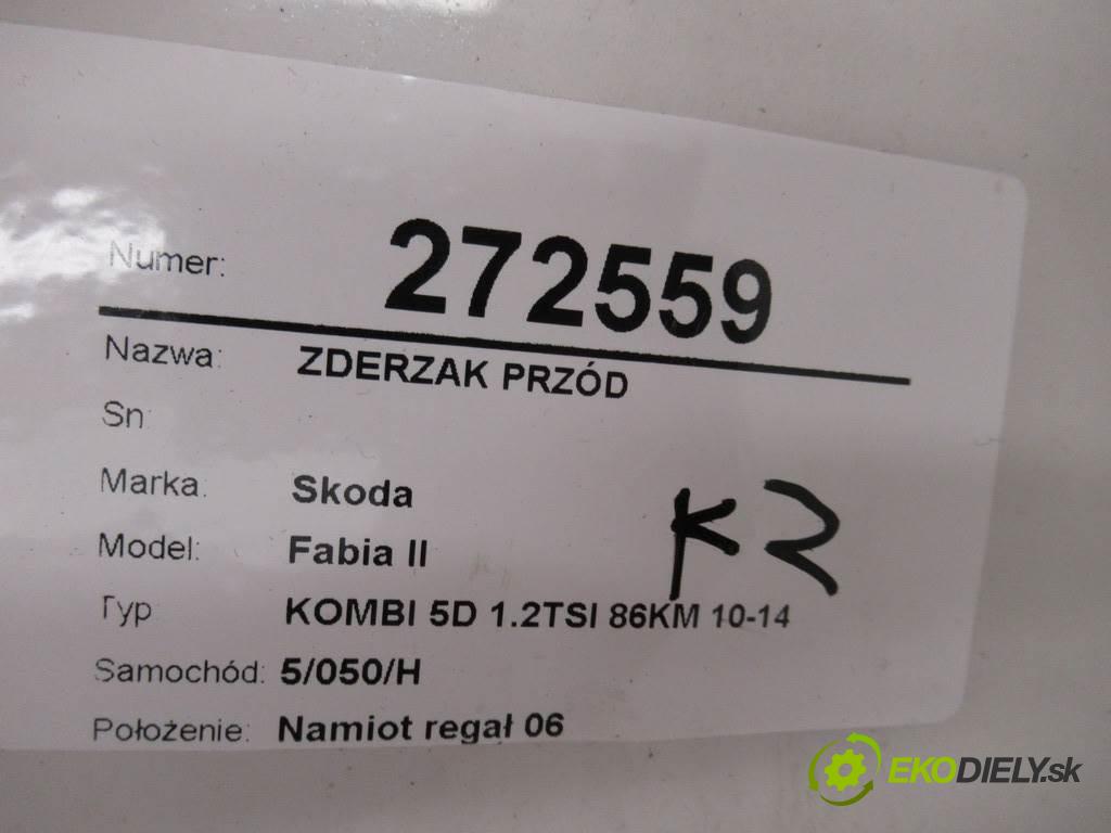 Skoda Fabia II  2013 63 kW KOMBI 5D 1.2TSI 86KM 10-14 1200 Nárazník predný  (Ostatné)