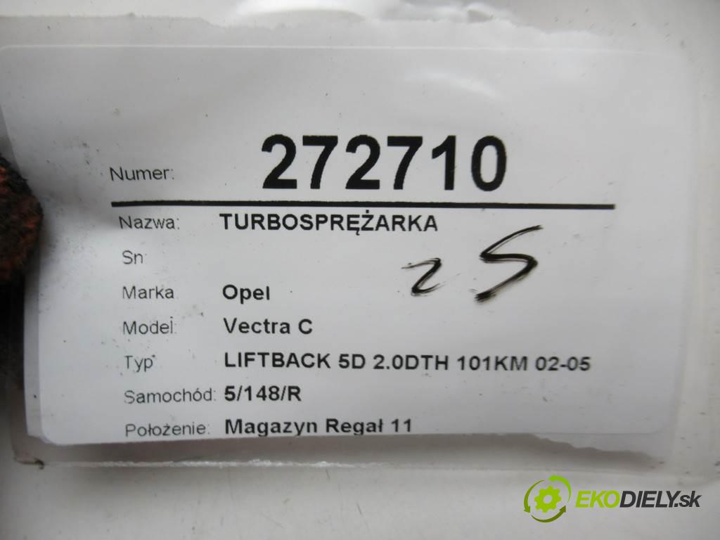 Opel Vectra C  2004 74KW LIFTBACK 5D 2.0DTH 101KM 02-05 1995 Turbodúchadlo,turbo 24461826 (Turbodúchadlá (kompletné))