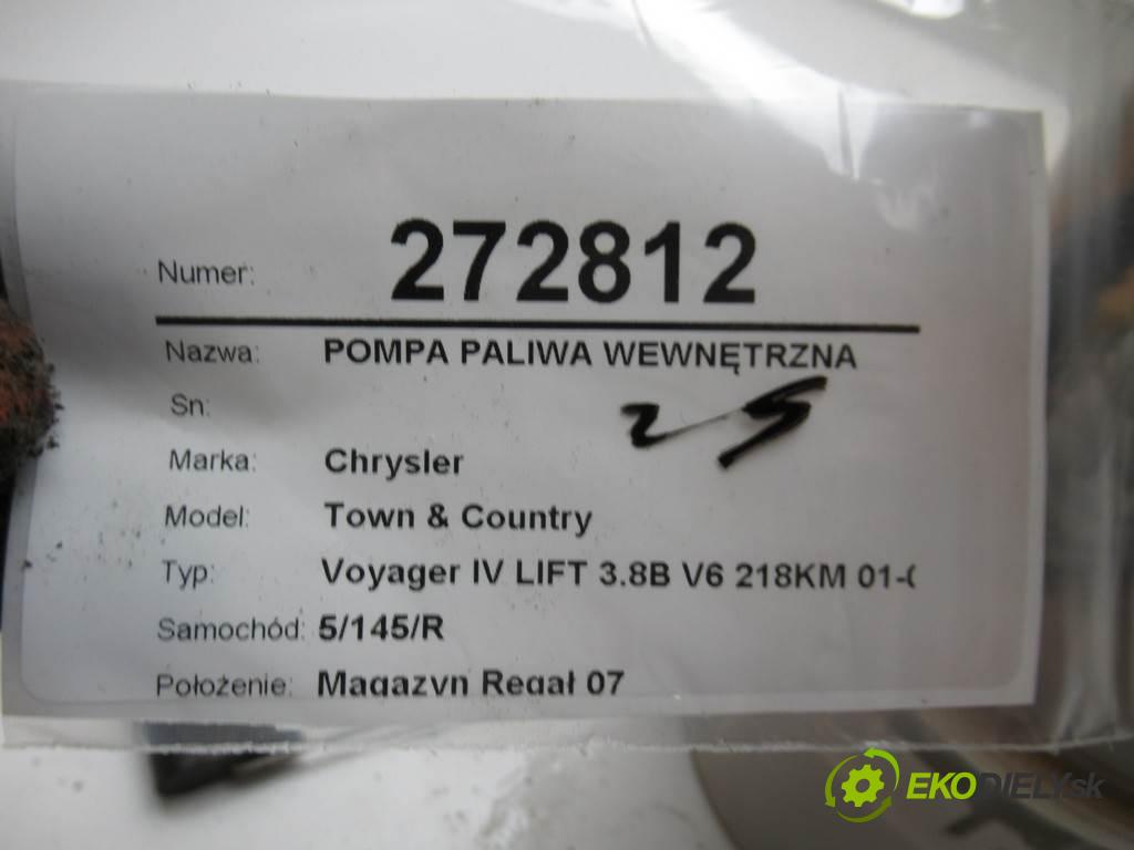 Chrysler Town Country  2005 153 kW Voyager IV LIFT 3.8B V6 218KM 01-07 3800 pumpa paliva vnitřní  (Palivové pumpy, čerpadla)