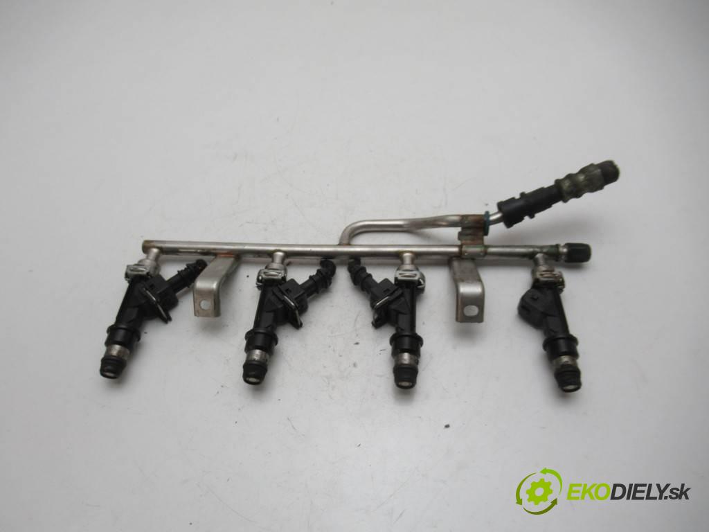 Opel Meriva  2006 77 kW 1.6B 105KM 03-12 1600 Lišta vstrekovacia Vstrekovacie ventily 25343299 (Vstrekovacie lišty)