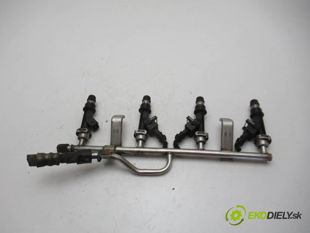 Opel Meriva  2006 77 kW 1.6B 105KM 03-12 1600 Lišta vstrekovacia Vstrekovacie ventily 25343299 (Vstrekovacie lišty)