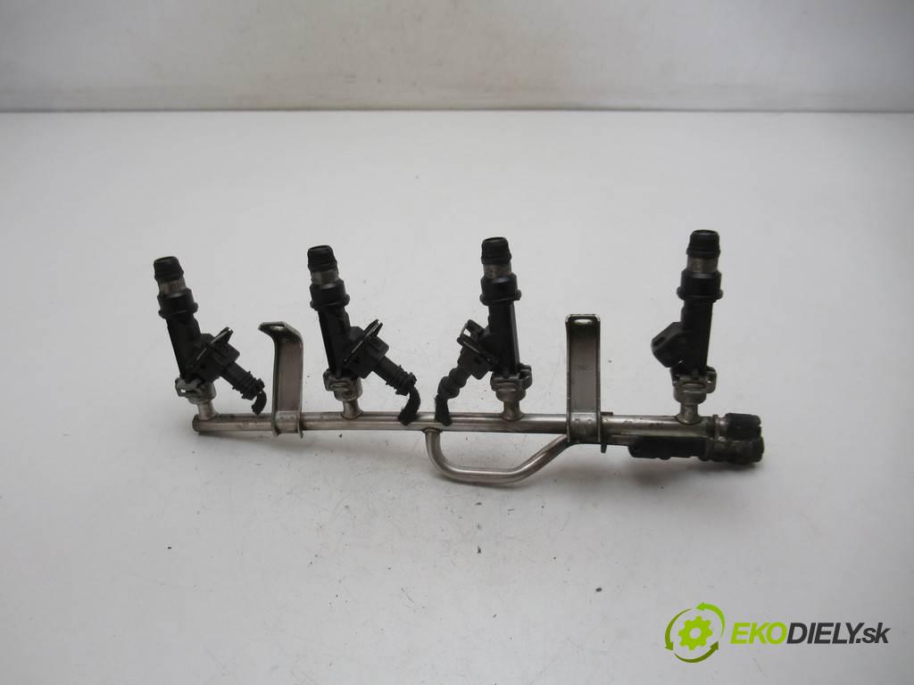 Opel Meriva  2006 77 kW 1.6B 105KM 03-12 1600 Lišta vstrekovacia Vstrekovacie ventily 25343299 (Vstrekovacie lišty)