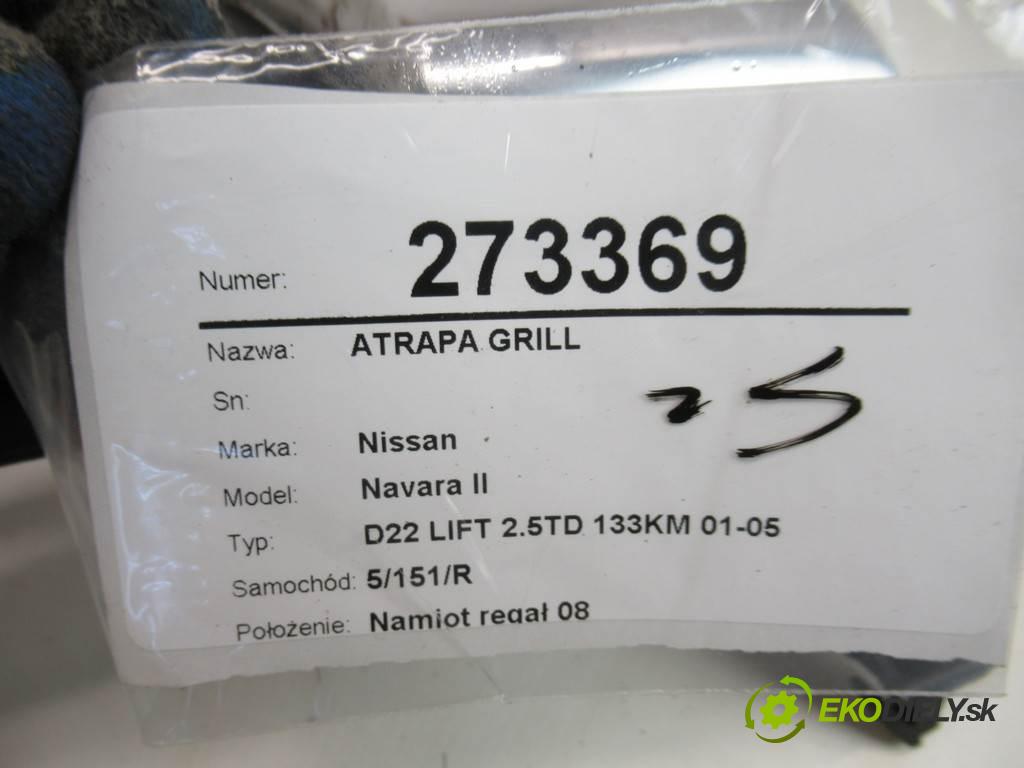 Nissan Navara II  2003 106KW D22 LIFT 2.5TD 133KM 01-05 2488 Mriežka maska  (Mriežky, masky)