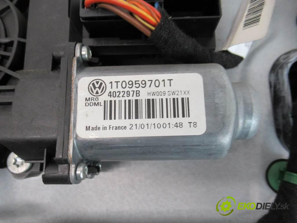 Volkswagen Touran  2010 77 kW LIFT 1.9TDI 105KM 06-10 1900 mechanismus okna přední část levý 1T0959701T