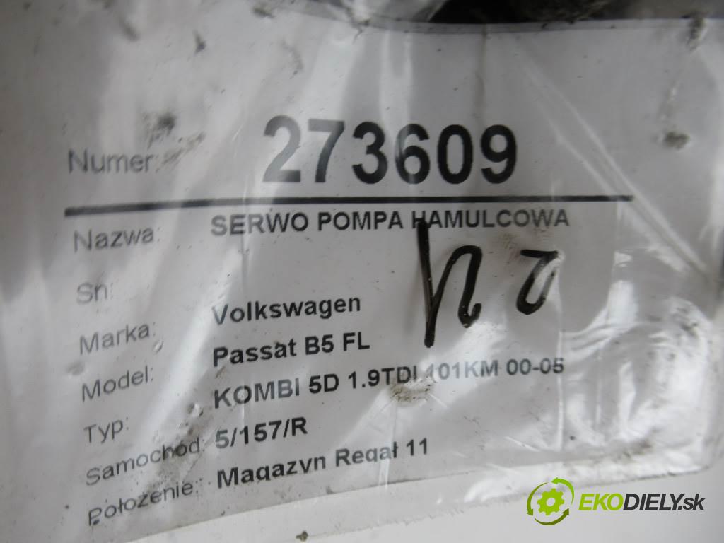 Volkswagen Passat B5 FL  2001 74 kW KOMBI 5D 1.9TDI 101KM 00-05 1900 Posilovač Pumpa brzdová 8E0612105J (Posilňovače bŕzd)
