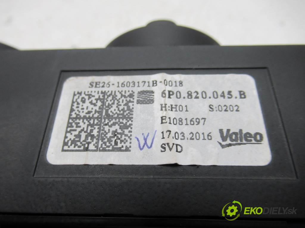 Seat Toledo IV  2016  LIFT 1.4TDI 90KM 12-18 1400 Panel ovládania kúrenia 6P0820045B (Prepínače, spínače, tlačidlá a ovládače kúrenia)